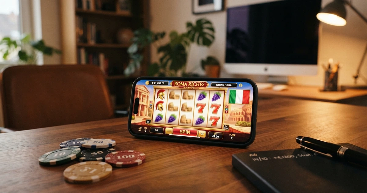 L'homepage di un casinò online italiano con la promozione di un bonus senza deposito in evidenza e il logo ADM visibile