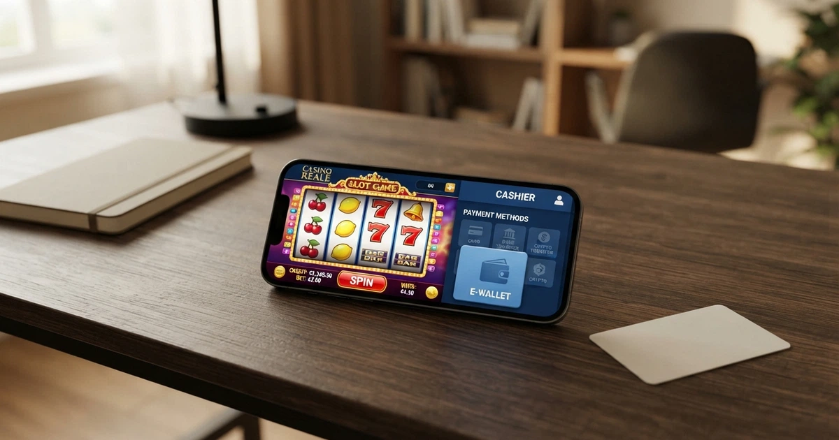 Una schermata di un casinò online con il logo EcoPayz/Payz visibile tra i metodi di pagamento alla cassa